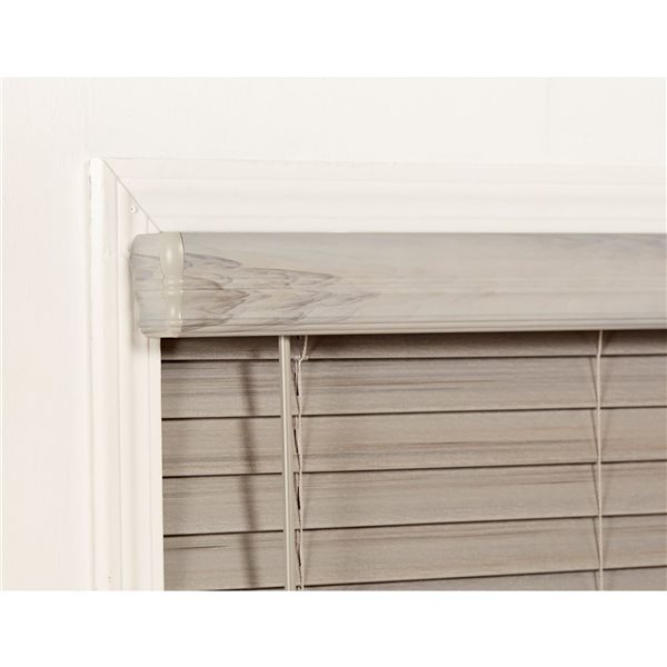 allen + roth Cordless Horizontal Blind with 2in Vinyl Slat 41in x