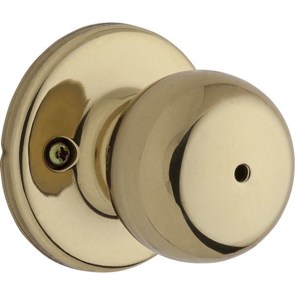 Weiser Fairfax Privacy Knobs - Brass 9GAC3310-004