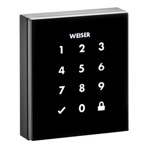 Weiser Obsidian Touchscreen Residential Lock - Black