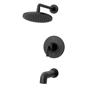Robinetterie de bain et douche à 1 poignée Tenet de Pfister, noir mat