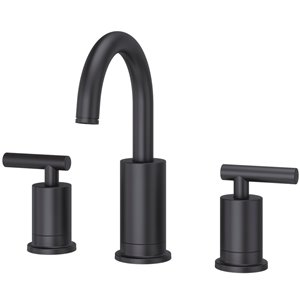 Pfister Contempra 2-Handle Widespread Bathroom Faucet - 8-in - Black
