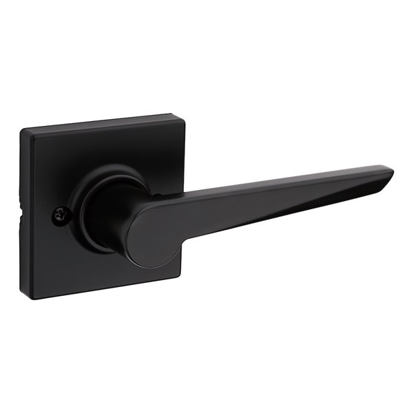 Weiser Tristan Square Rose Half Dummy Levers - Matte Black