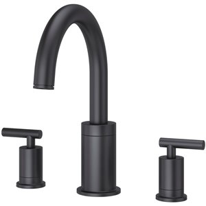 Robinetterie de baignoire à 2 poignées Contempra de Pfister, noir mat