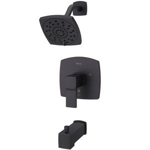 Robinetterie de bain et douche à 1 poignée Deckard de Pfister, noir mat