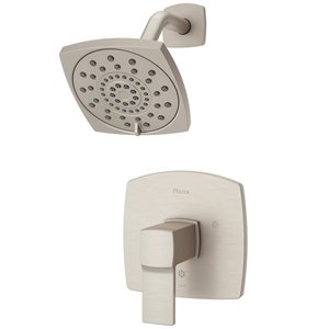 Robinetterie monocommande pour douche Deckard de Pfister, nickel brossé