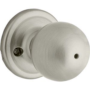 Weiser Huntington Privacy Knobs - Satin Nickel