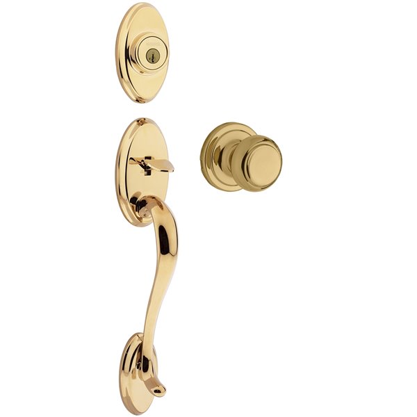 Weiser Shelburne x Troy Handleset - Brass 9GA94710-041 | RONA