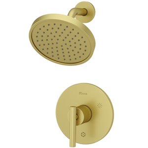 Robinetterie pour douche à 1 poignée Contempra de Pfister, or brossé