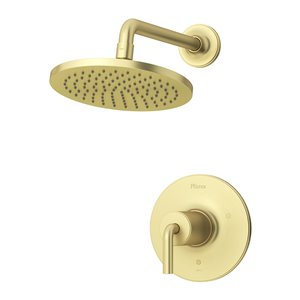 Robinetterie de douche à 1 poignée Tenet de Pfister, or brossé