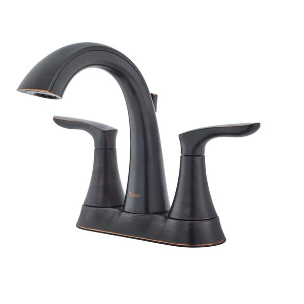 Pfister Weller 2-Handle Centerset Bathroom Faucet - 4-in - Bronze ...