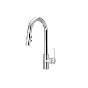 Robinet monocommande rétractable électronique Stellen de Pfister, chrome