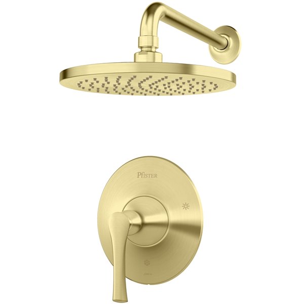 Robinetterie de bain et douche à 1 poignée Rhen de Pfister, noir mat LG89-8RHB Robinetterie de bain et douche à 1 poignée Rhen de Pfister, noir mat LG89-8RHB