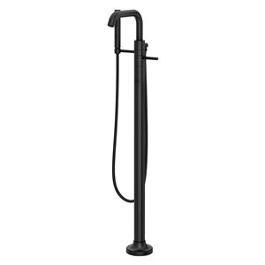 Robinetterie de baignoire à poignée/douchette de Tenet de Pfister, noir mat