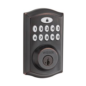 Weiser SmartCode 10 Touch Electronic Lock - Bronze