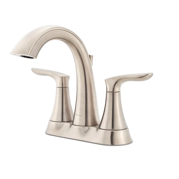 Pfister Weller 2-Handle Centerset Bathroom Faucet - 4-in - Nickel