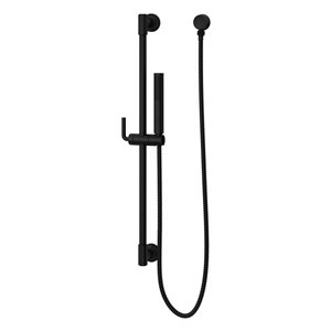 Douchette avec barre de coulissement Tenet de Pfister, noir mat