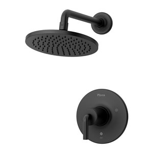 Robinetterie monocommande pour douche Tenet de Pfister, noir mat