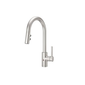 Robinet monocommande rétractable électronique Stellen de Pfister, acier inox