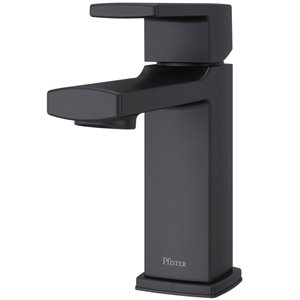 Pfister Deckard Single Control Bathroom Faucet With Push and Seal - Black