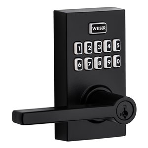 Weiser SmartCode Electronic Lock - Matte Black