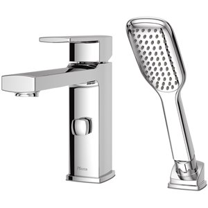 Baignoire monocommande/douchette Deckard de Pfister, chrome poli
