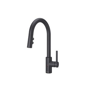 Robinet monocommande rétractable électronique Stellen de Pfister, noir
