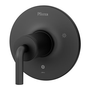 Robinetterie de bain et douche à valve Tenet de Pfister, noir mat