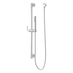 Douchette avec barre de coulissement Rhen de Pfister, chrome poli
