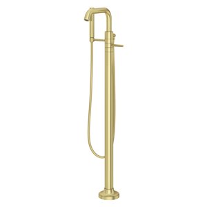 Robinetterie de baignoire avec douchette Tenet de Pfister, or brossé