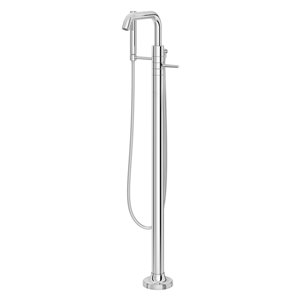 Robinetterie de baignoire à poignée/douchette de Tenet de Pfister, poli chrome