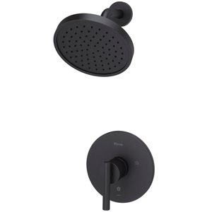 Robinetterie pour douche à 1 poignée Contempra de Pfister, noir mat