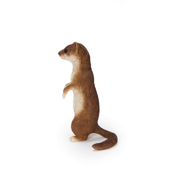 Hi-Line Gift Ltd. Standing Least Weasel Statue