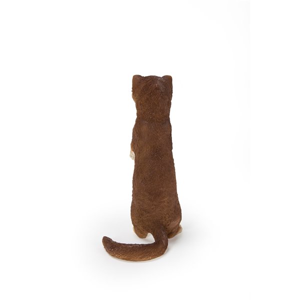 Hi-Line Gift Ltd. Standing Least Weasel Statue