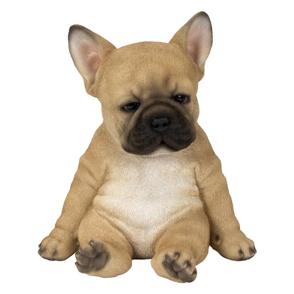 Hi-Line Gift Ltd. Sleepy French Bulldog Puppy Statue Sitting 87710-O | RONA