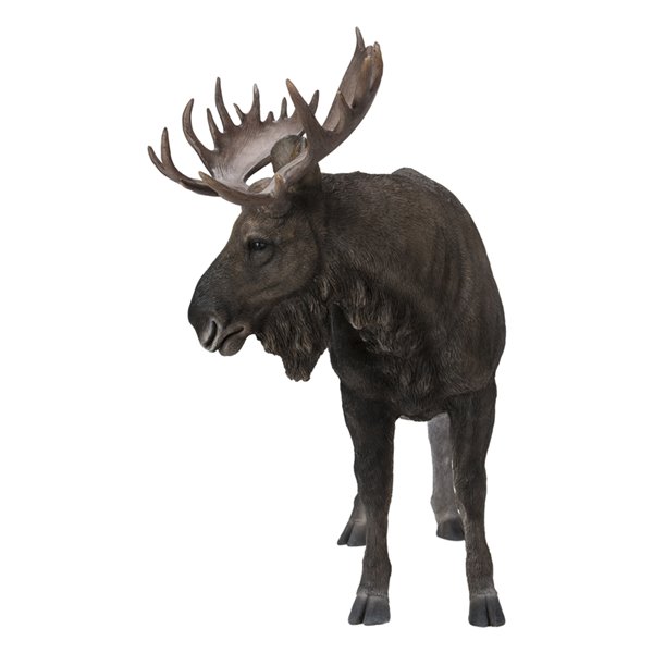 Hi-Line Gift Ltd. Standing Moose Statue