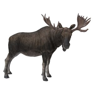 Hi-Line Gift Ltd. Standing Moose Statue