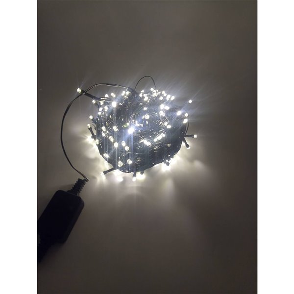 Hi-Line Gift Ltd. Multi-Function Timed LED String Lights With Remote - 200 RGB