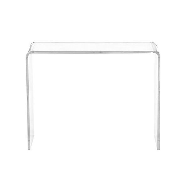 Plata Import Clear Glam Console table