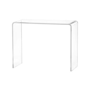 Plata Import Clear Glam Console table