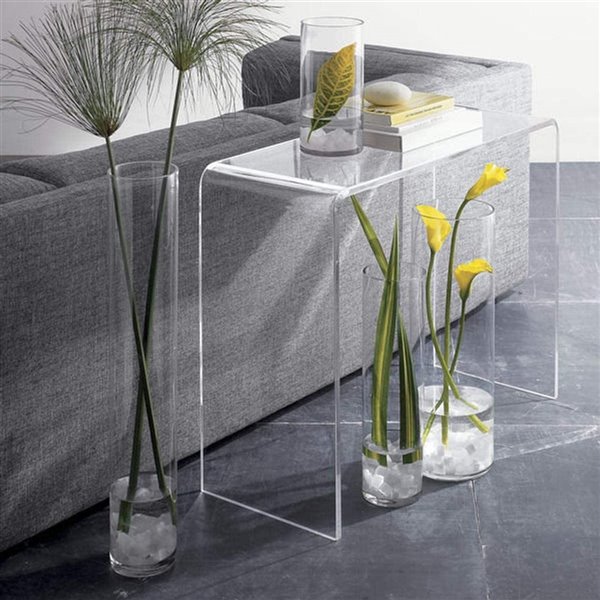 Plata Import Modern Console Table - Clear