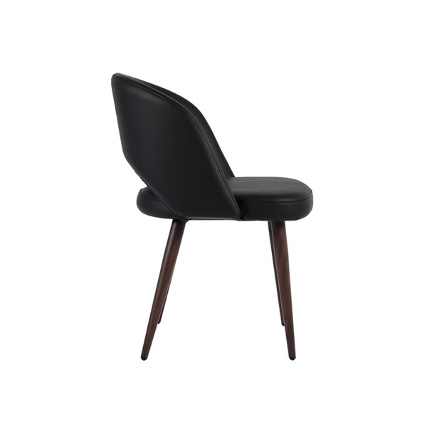 Flash Furniture Contemporary/Modern Vinyl Upholstered Side Chair (Composite  Frame) in the Dining Chairs department at