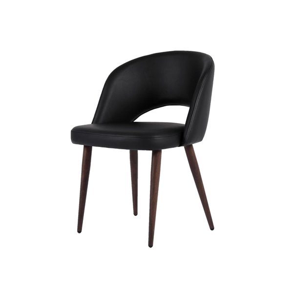 Flash Furniture Contemporary/Modern Vinyl Upholstered Side Chair (Composite  Frame) in the Dining Chairs department at