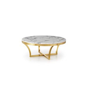 48 Revive Reclaimed Oval Coffee Table Natural - Alaterre Furniture