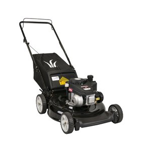 Tondeuse à essence poussée Yard Machines de 140 cm³ avec moteur PowerMore et arrêt automatique des lames, 21 po