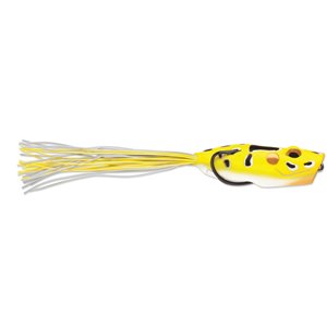 Terminator Popping Frog Lure - Yellow Leopard