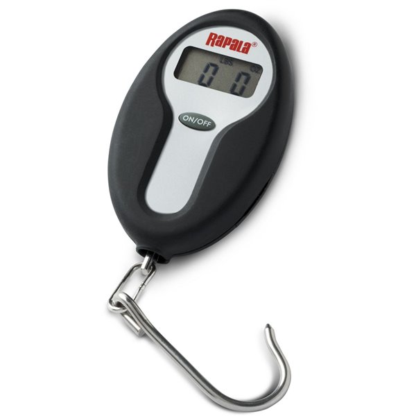 Rapala 25 Lb Mechanical Tube Scale - Stainless Steel Fishing Scale With Marker Slide