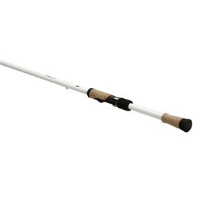 Canne et moulinet à pêche Code Spinning de 13 Fishing, puissance ultra-légère, 5 pi 6 po, White