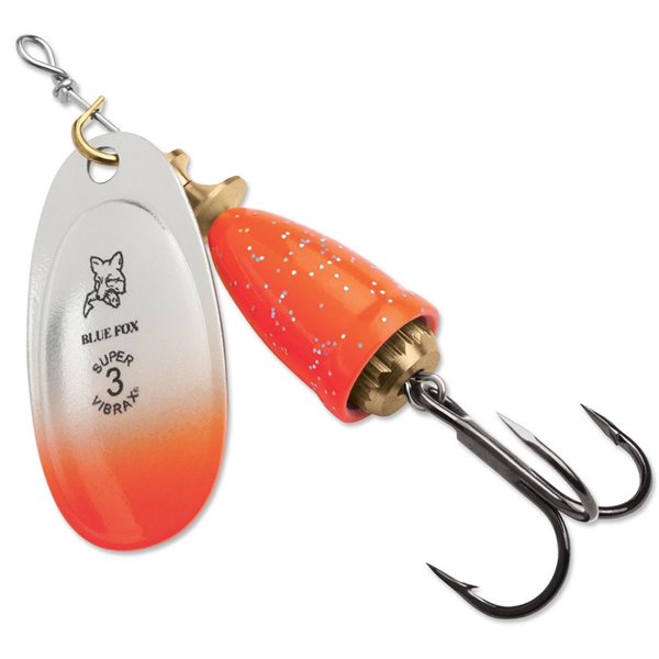 Blue Fox Classic Vibrax Spinner Lure - Blade Size 2 - Orange Chartreuse  60-20-271IC