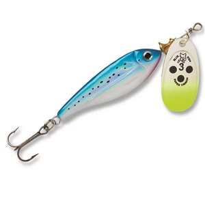 Leurre à pêche Super Vibrax Spinner de Blue Fox, Blue Silver