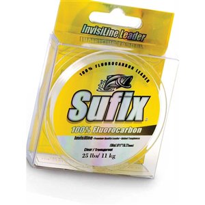 Sufix Invisiline Fishing Line - 25 lb - Clear